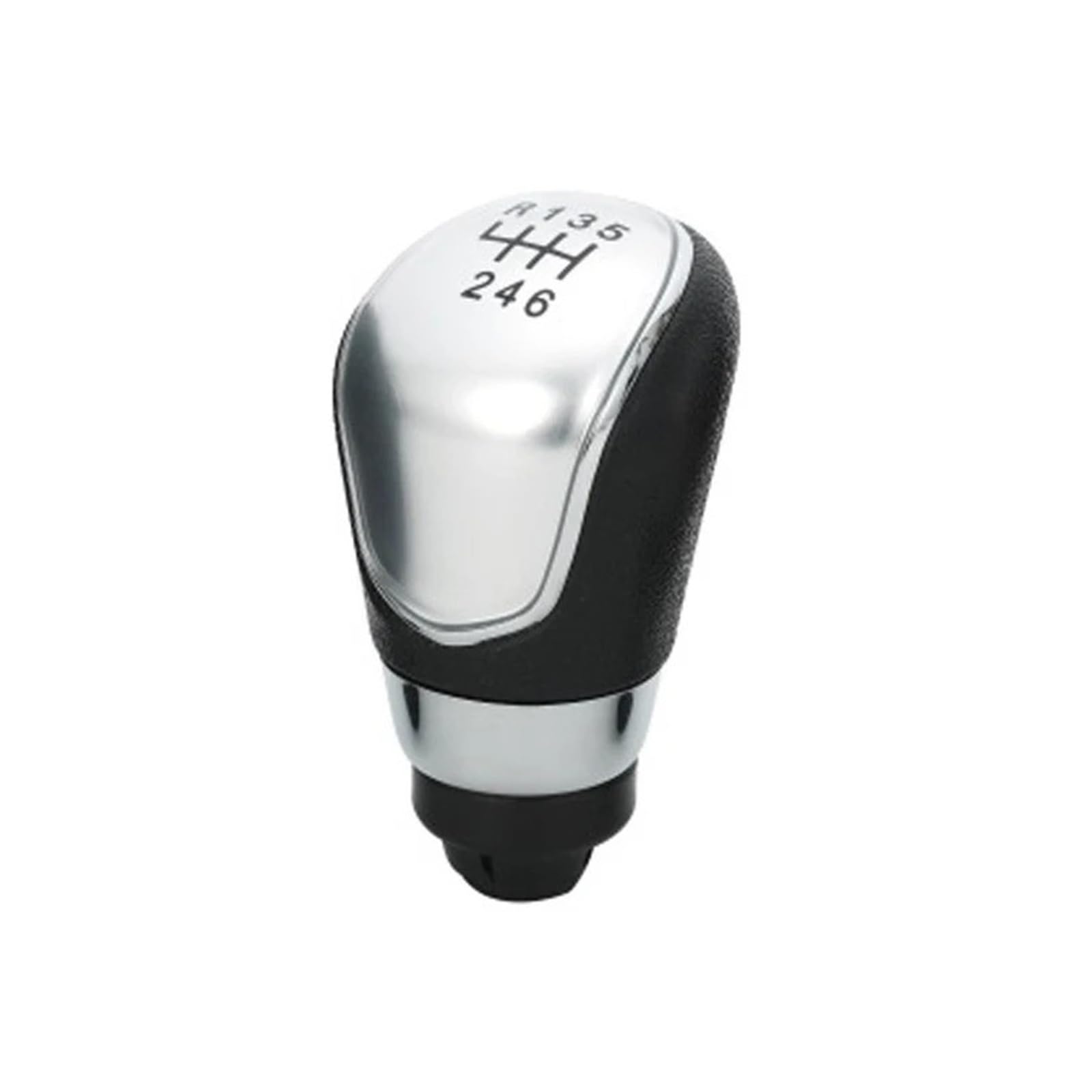 SAUANMNKTP Gearshift Knob for Fiesta 2008-2012 5/6 Speed Manual Gear Shift Knob Gaiter Boot Cover