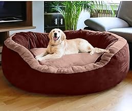 DRILLY First Class Fur XXL Dog Bed for Extra Large Dogs Washable-Orthopedic Big Dog Beds | Big Breed | | Giant Human Dog Bed!!!! (XXL)