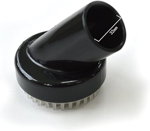 Miniatura 5 de EZ SPARES Cepillo de aire redondo de repuesto para mascotas, accesorio de manguera de vacío central, herramienta universal de 1 1/4 pulgadas (1.260