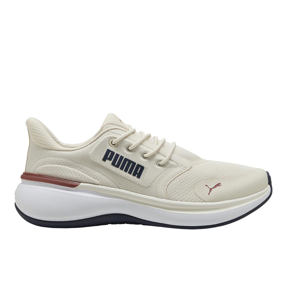 PUMA Mens Softride Exo Shift Lace Up Sneakers Shoes Casual - Off White