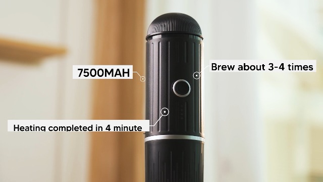 Macchina Per Caffè Espresso Portatile BENFUCHEN | 19 Bar | Riscaldamento Auto | Per Cialde NS E Caffè Macinato - Foto 11