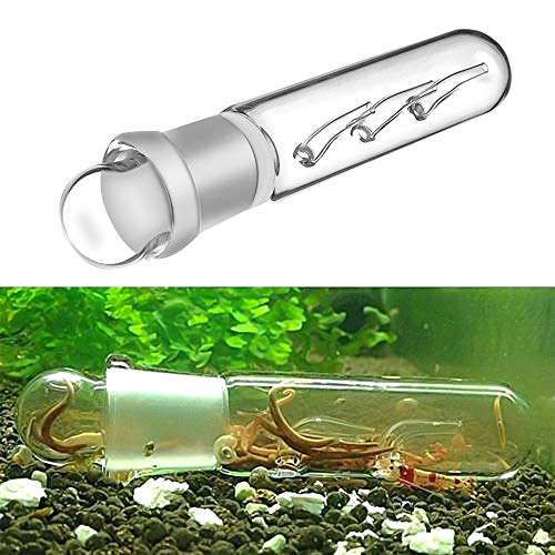 SENZEAL Trappola Planaria in Vetro Trasparente e Trappola per Lumaca Trappola per Vermi Acquario per Acquario Gamberetti Acquario (3 Fori Planarie Trap) - Image 6