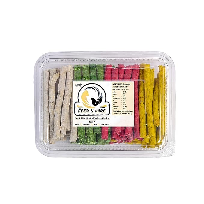 FEED N CARE Rawhide Chicken Mutton Natural Vegetable Mix Flavored Munchy Used for Treating Training Long-Lasting chew Sticks Snack for All Breed Dog Pack of 2 KG (B0CGYN15C5) Amazon Price History, Amazon Price Tracker