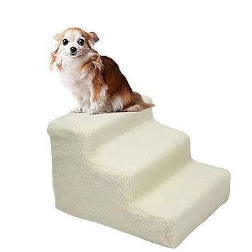 YOFIT Doggy Steps - Non-Slip 3 Steps Pet Stairs,Holds up to 70 lbs