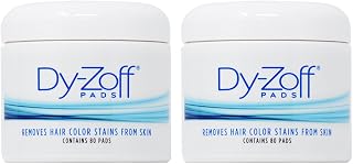King Research Dy-Zoff Pads Removes Hair Color Stains From Skin 80 Pads (Pack of 2)