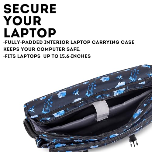 Image of J World New York Thomas Laptop Messenger Bag for Women & Men. Kids Computer Bookbag