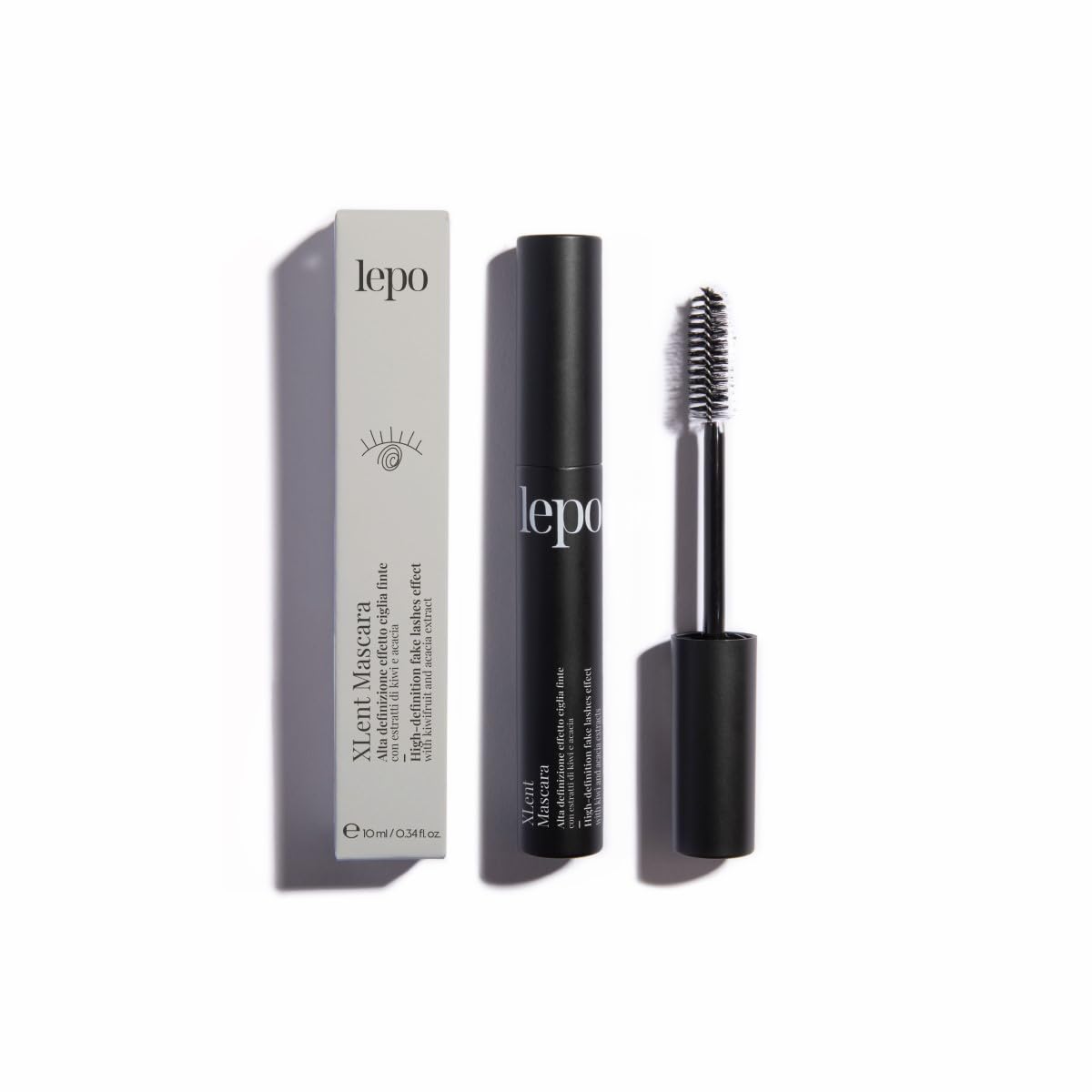 XLENT MASCARA Efecto pestañas postizas de alta definición con extractos de kiwi y acacia