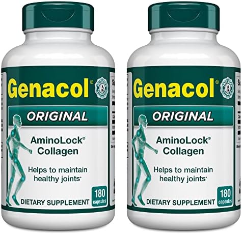 Genacol Collagen Pills for Joint Health Enhanced Absorption Joint Supplements for Men and Women | Gluten-Free, Non-GMO | Colageno Hidrolizado Original 2-Pack, 360 Capsules