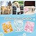 SlowTon Washable Dog Diapers Female - 3 Pack No Leak Reusable Doggie Puppy Diaper with Adjustable Buttons, Comfortable Female Dog Diapers for Heat Cycle Period Small Medium Large Dogs (XS)