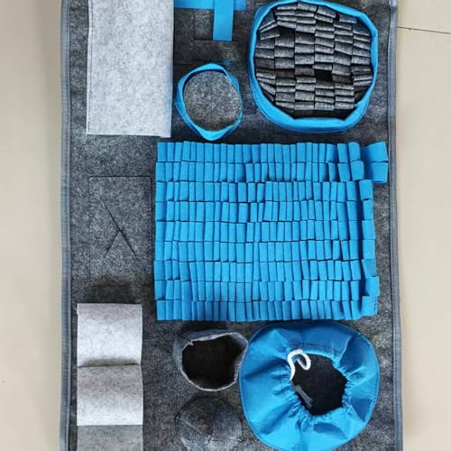 Tapis pour chiens contre l'ennui et jouet sensoriel interactif d'intérieur - 7
