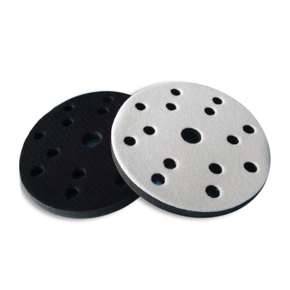 Almohadilla de interfaz blanda 6"15 agujeros Almohadilla de amortiguación de 150 mm Piezas de herramientas eléctricas para pulido y rectificado - Gancho y bucle