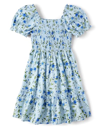 Image of The Children's Place Baby Girls' Short Sleeve Smocked Summer Dresses