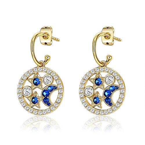 PEARLOVE Pendientes de aro pequeños de plata de ley 925 Cover