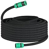 Juego de Manguera para Riego por Goteo, 50M Manguera Microporosa para Jardín, Céspedes, Patios, Profesional Mangura Goteo