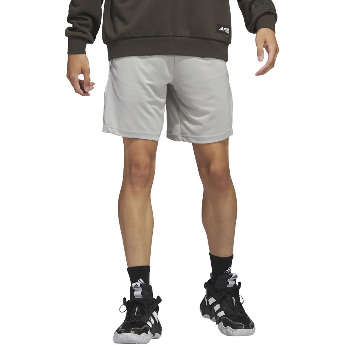 adidas Originals Mens Legends 3-Stripes Basketball Shorts