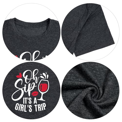 Image of Girls Trip Shirts for Women 2026 Girl Vacation Weekend Matching Tshirts Summer Vacay Mode Graphic Tees