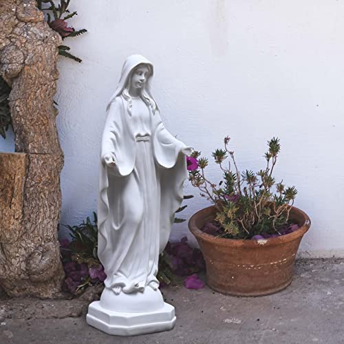 Qianling WL0706 12-Inch Virgin Mary Statue Outdoor, Yard Decor Blessed Mary Outdoor Statue, Religious Outdoor Decor Sun Protection Mary Garden Statue thumb #5