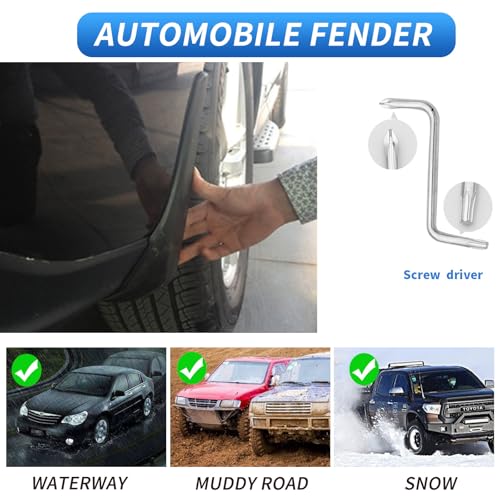 Image of Custom Fit for Mud Flaps Acura RDX 2013-2018 Mud Splash Guard Front and Rear 4-PC Set