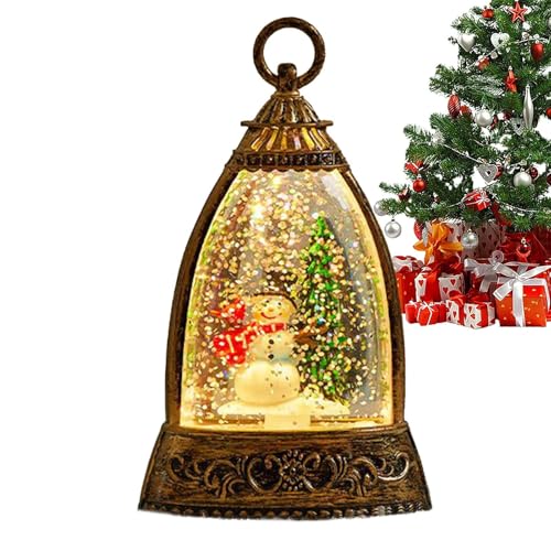 Globos de nieve musicales, Lámpara Iluminada Brillante Con Música, Decoración De Mesa De Navidad, Para Vacaciones Cumpleaños Oficinas Hogar Habitación Escritorio Escritorio Senior Noche Patio Granja