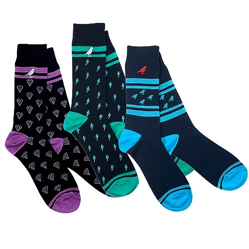 Men’s Cotton Crew Dress Socks – Ultra-Soft, Breathable, Everyday Comfort – Rebel2