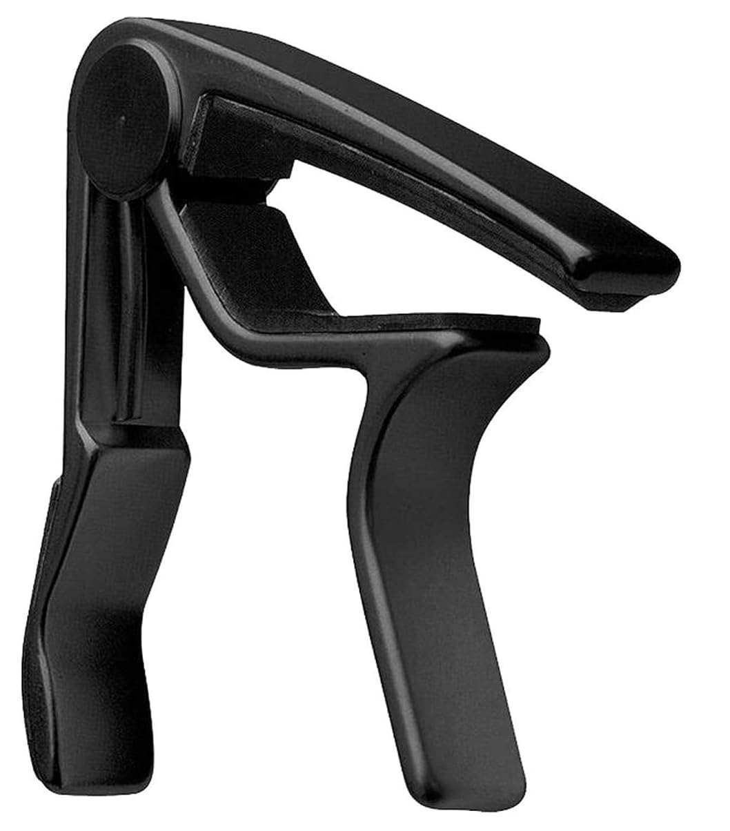 The Tune Town - Guitar Capo Quick Change For Ukulele, Electric And Acoustic Guitars Black Color