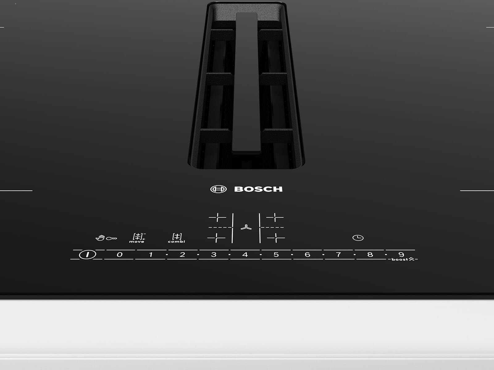 Bosch Serie 6 PVQ811GA7 plaque Noir Intégré (placement) 80 cm Plaque avec zone à induction 4 zone(s)