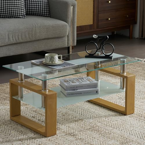 オーエスジェイ(OSJ) ガラステーブル ローテーブル コーヒーテーブル テーブル 一人暮らし 幅88cm 収納付き 強化ガラス天板 テーブル おしゃれ 昇華熱転写技術