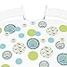 Big Dot of Happiness Dashing Little Man Mustache Party - Baby Shower or Birthday Party Giant Circle Confetti - Party Decorations - Large Confetti 27 Count
