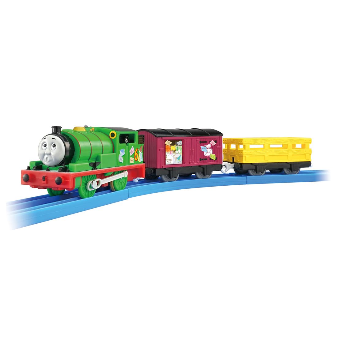Takara Tomy Plarail Thomas TS-15 Plarail Percy Yubin Hatatsu Train Toy for Ages 3 Years Old