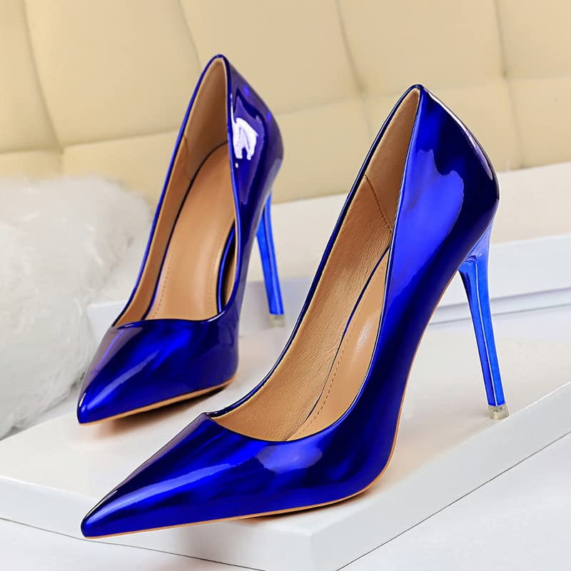 ChaiRong Zhou Women's Fashion Floral Pumps Stiletto Heels Pointed Toe Casual Print Shoes for Evening Party2