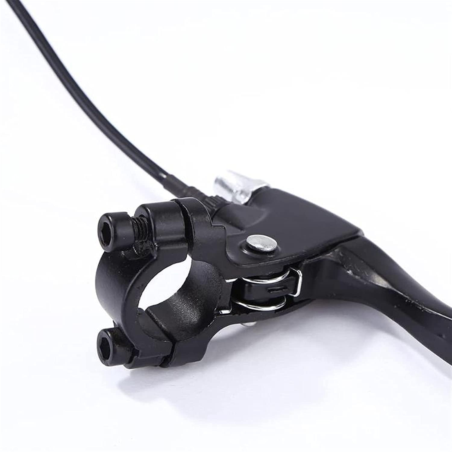 1 par de manijas de freno de bicicleta eléctrica delantera y trasera de aleación, palancas de freno de bicicleta, accesorios de ciclismo de repuesto de aleación negra, manija de freno de motocicleta