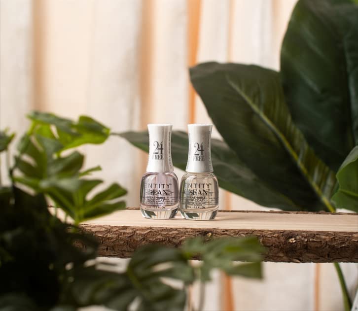 Miniatura 3 de Entity Juego de esmalte de uñas limpio, paquete de 4 esmaltes de uñas combinado con capa superior y base, juego de esmalte de uñas vegano y libre de