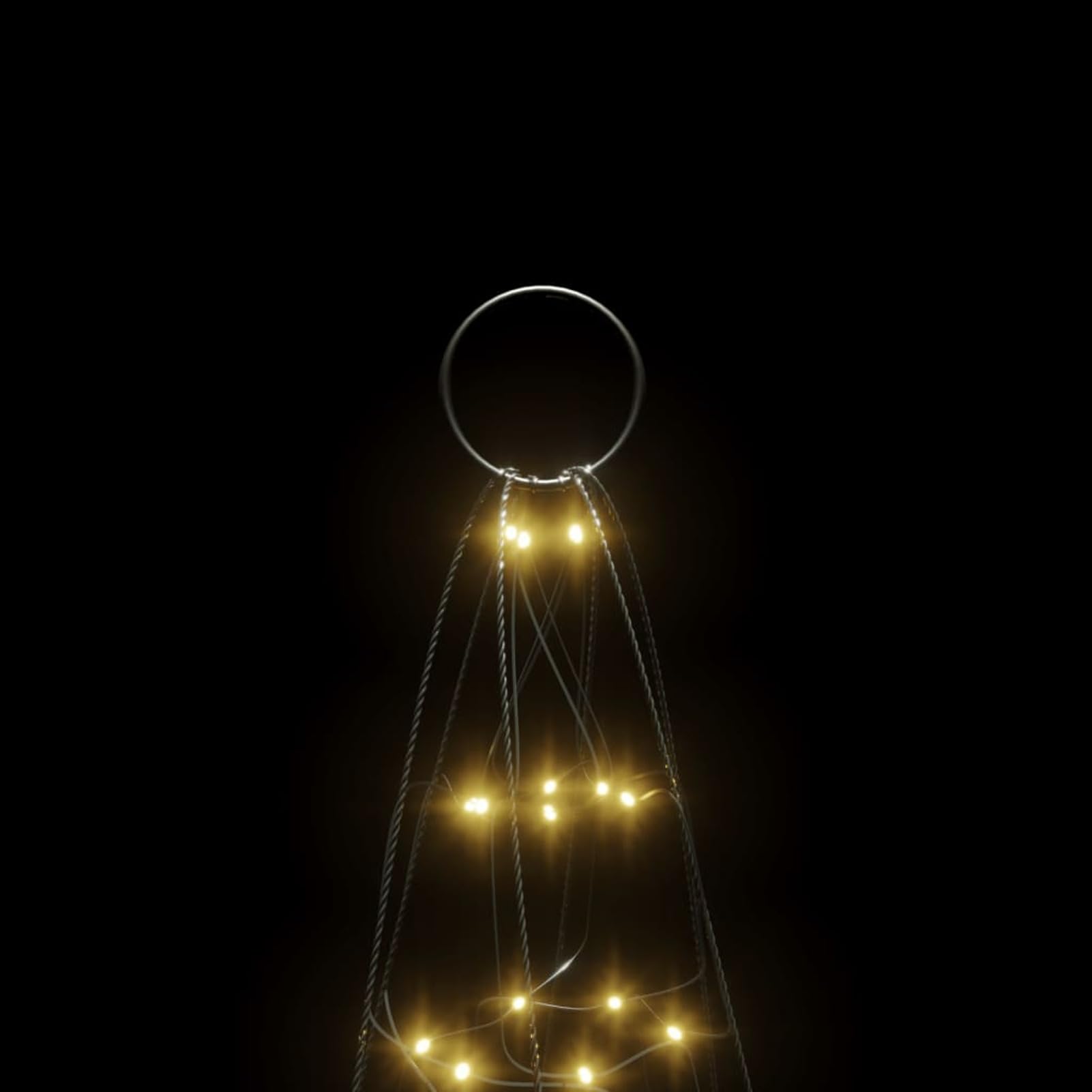 Gecheer Albero di Natale a LED, 8 modalità di Illuminazione, 180cm, Stringhe Luminose, per Decorazione Natalizia Esterna