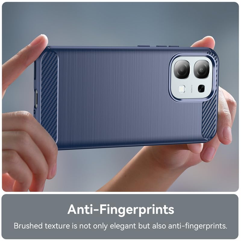 Image of Basic Case for Oppo F31 5G (Carbon Fibre Blue)