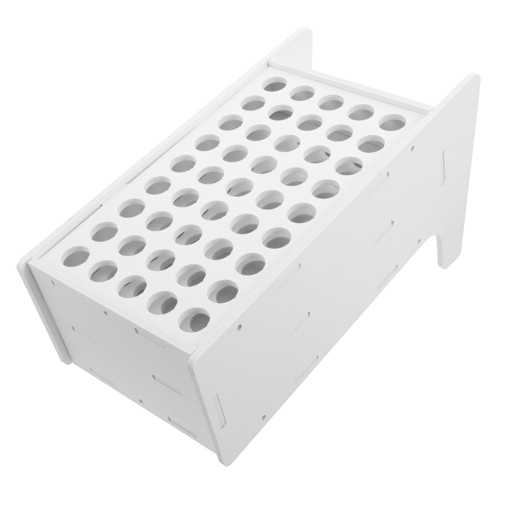 Organizador De Escritorio Multifuncional 45 Compartimentos, Caja Para Guardar Bolígrafos y Estante Para Artículos De Papelería, Diseño Inclinado, Adecuado Para Oficina y Escuela