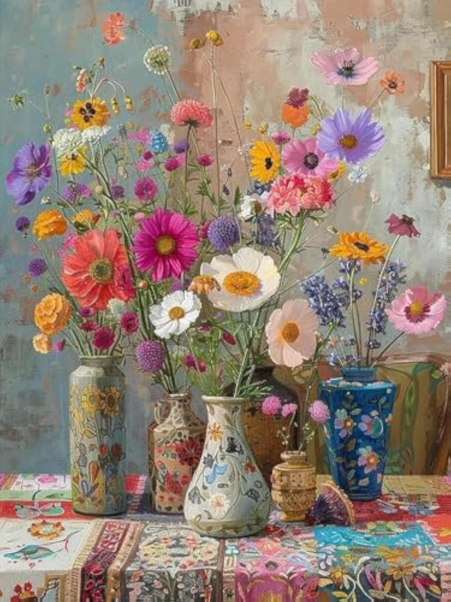 Flowers Diamond Art Kits for Home Decor