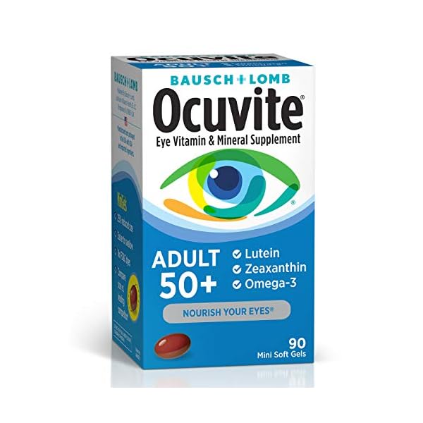 Ocuvite-Eye-Vitamin-Mineral-Supplement-Contains-Zinc-Vitamins-C-E-Omega-3-Lutein-Zeaxanthin-90-Softgels Ocuvite Eye Vitamin & Mineral Supplement, Contains Zinc, Vitamins C, E, Omega 3, Lutein, & Zeaxanthin, 90 Softgels (Packaging May Vary)