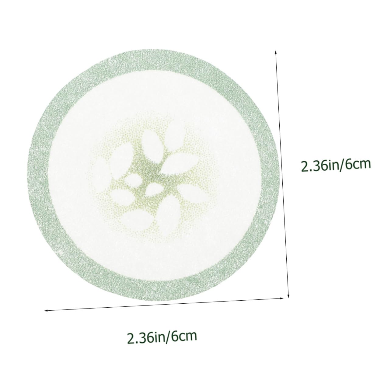 Healeved Cucumber Eye Care Patches 200pcs Women Eye Pads Soft Fabric for Relaxation