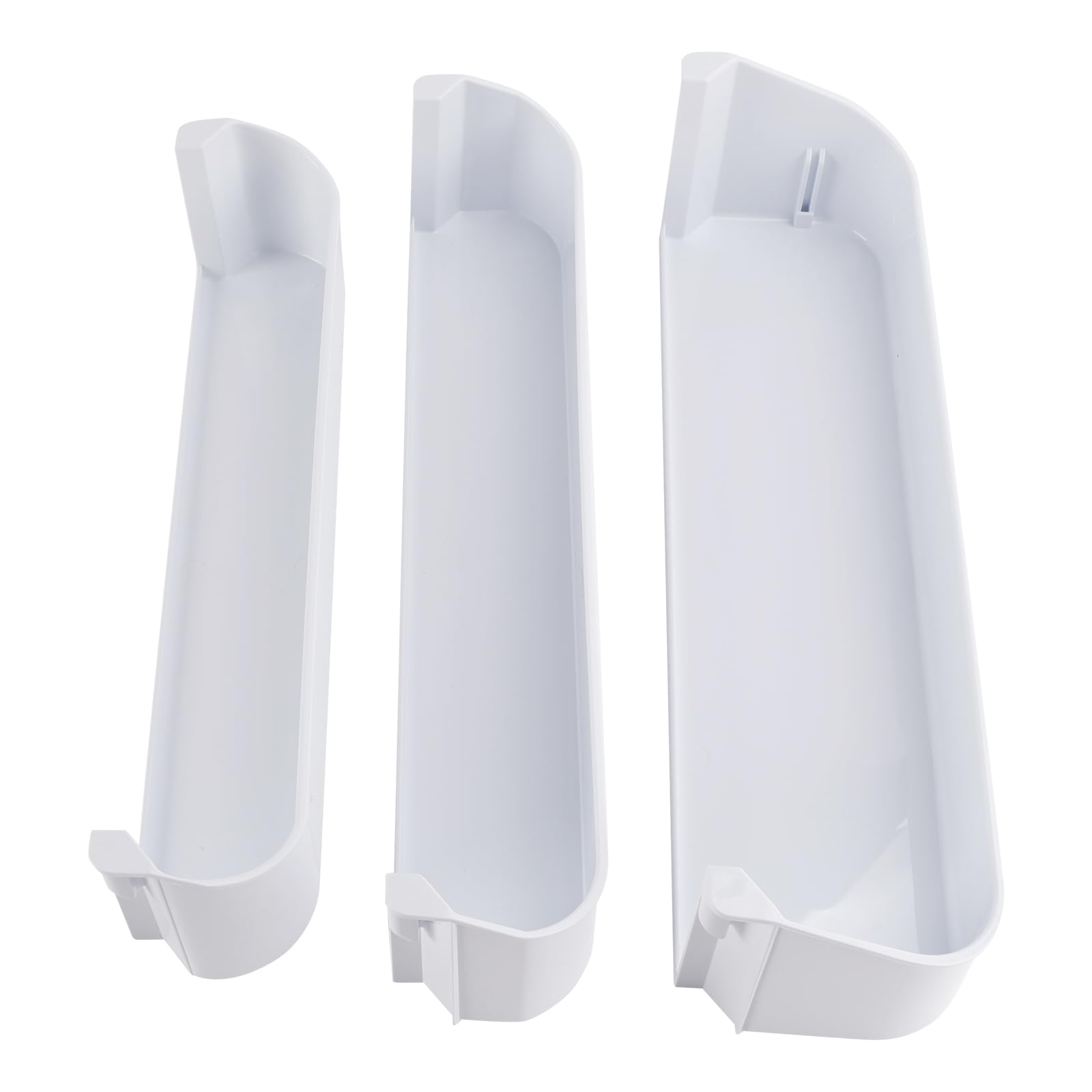 Türfach Set Ersatz für Dometic RM2652 RM2553 RM2852 RM4873 Kühlschrank – 3er-Set Kühlschrank Türablage & Gefrierfach Regal Weiß Robustes Kunststoff Türfach Kit Kompatibel mit DM2652 RGE400 RM1282