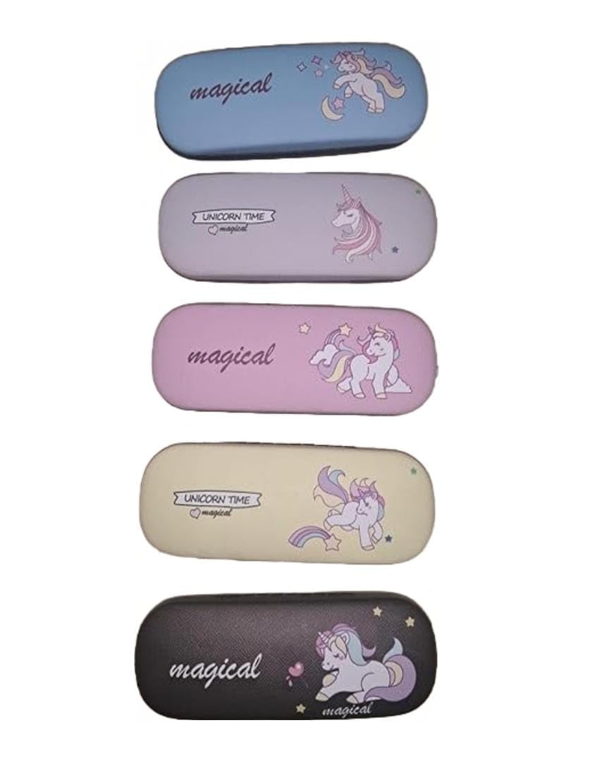 AMB Unicorn Print Eyeglass Case/hard case Spectacle Cover Unisex Care Glasses,for Kids (random color) - Image 3 thumbnail