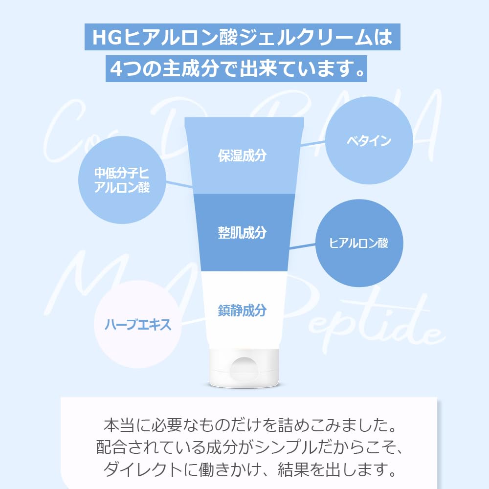 Amazon | Cos De BAHA(コスデバハ) HGヒアルロン酸 120ml ジェル