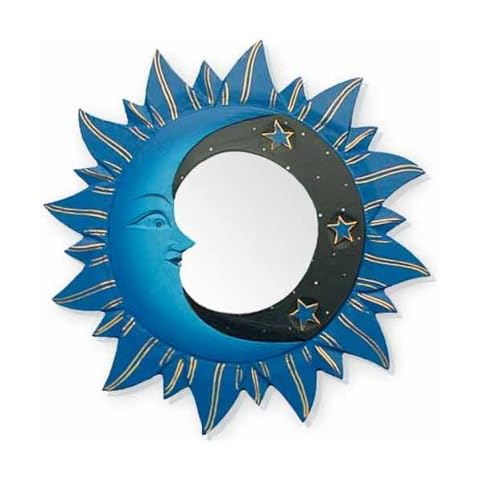 Blue Sun, Moon & Stars Mirror, 12" Cover