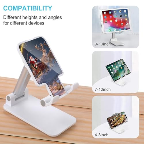 Support bureau iPhone pliable pour appels vidéo mains libres de Noël