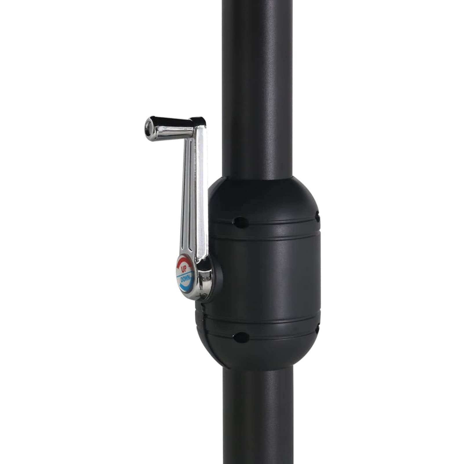 Homgoday Sombrilla de jardín con Palo de Aluminio Azul 460x270 cm Sombrilla de Jardín,Protección UV Sombrilla Jardín Grande Orientable Jardín Parasol Balcón