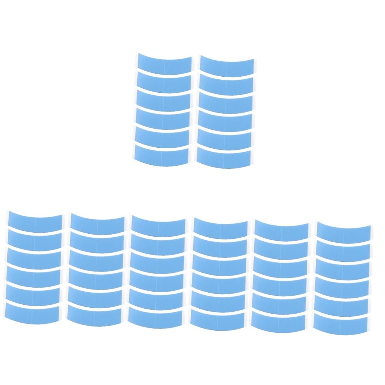 Gogogmee 4sets Wig Tape Double Sided Tape Roll for Hair Extensions Wig Adhesive Flexible No Scalp Ideal for All Hair Types 12pcs*4