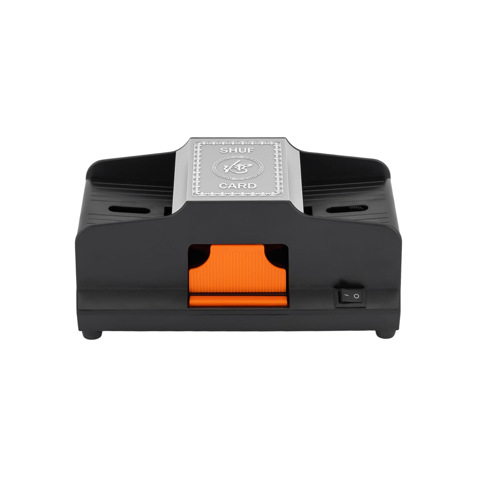 Mixer automatico per carte da 220 V (nero) con due modalità shuffling, scambiatore elettrico per Rommé & Bridge, ideale per serate di gioco, feste, con scatola e funzione di ricarica rapida USB