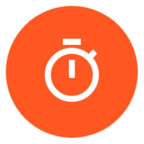 HIIT Orange Workout Interval Timer