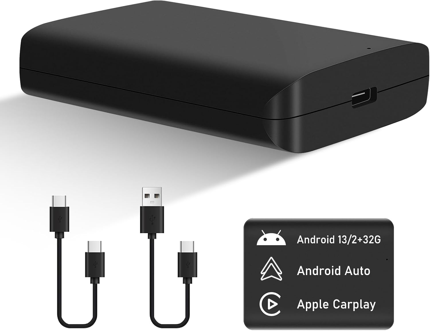 [2+32G] Wireless CarPlay Adapter,Android 13 AI Box Max AdapterCarPlay AI Box,for