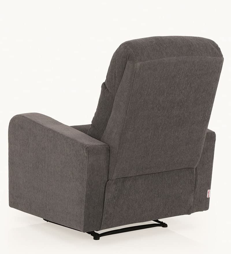 Image of Torque - Spino 1 Seater Fabric Manual Recliner | Recliner Sofa /Chair for Living Room, Bedroom, Office (Grey) | 1 Year Warranty