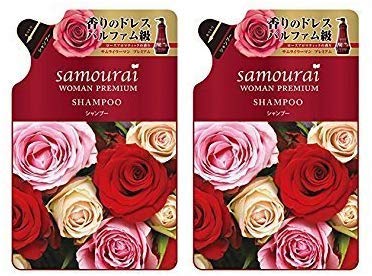 Amazon | サムライウーマンプレミアム シャンプー詰め替え用 370ml×2